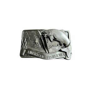 Vintage American Fisherman Belt buckle  Limited edition 1988